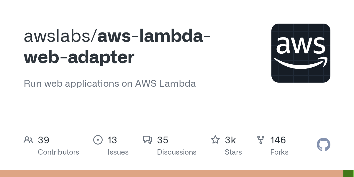 GitHub - awslabs/aws-lambda-web-adapter: Run web applications on AW...