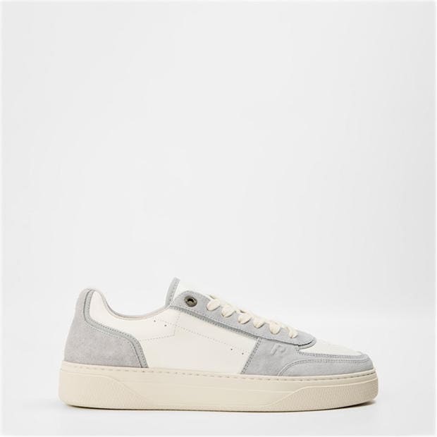 REPRESENT: REPRESENT Men's Initial Leather Lace Up Low-Top Trainers