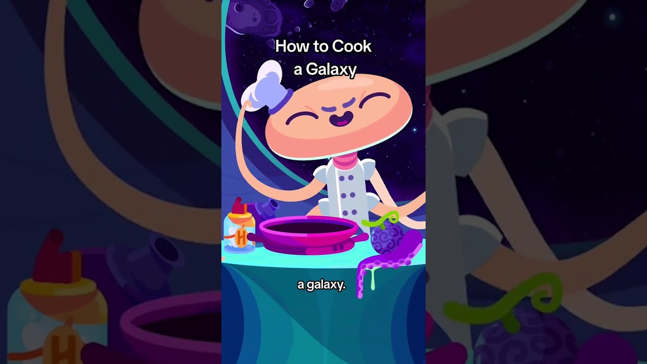 Let's Cook a Galaxy #kurzgesagt #shorts