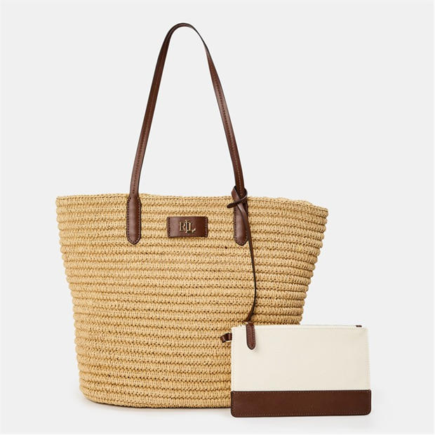 Lauren by Ralph Lauren: Lauren by Ralph Lauren Large Brie Tote Bag