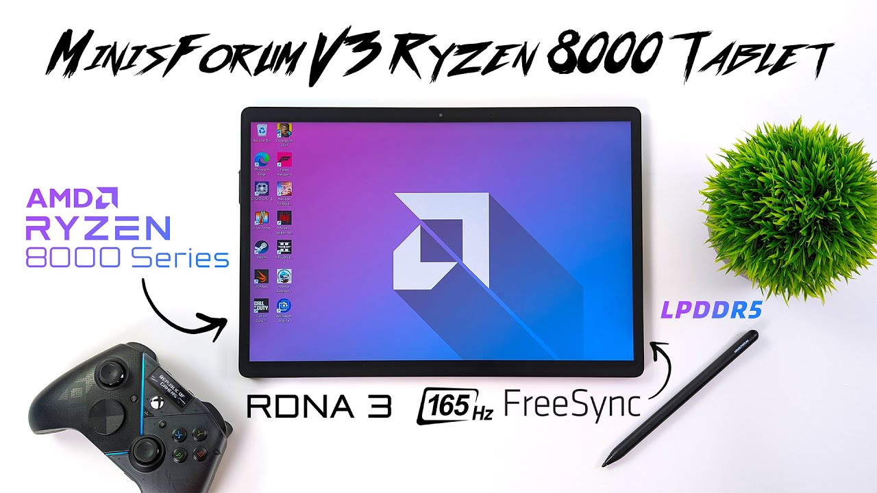 This Is The World's First AMD Ryzen 3 In 1 Tablet And It's FAST! Ha...