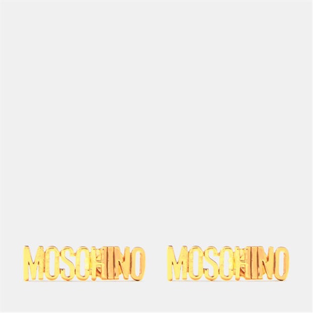 MOSCHINO: MOSCHINO Lettering Earrings