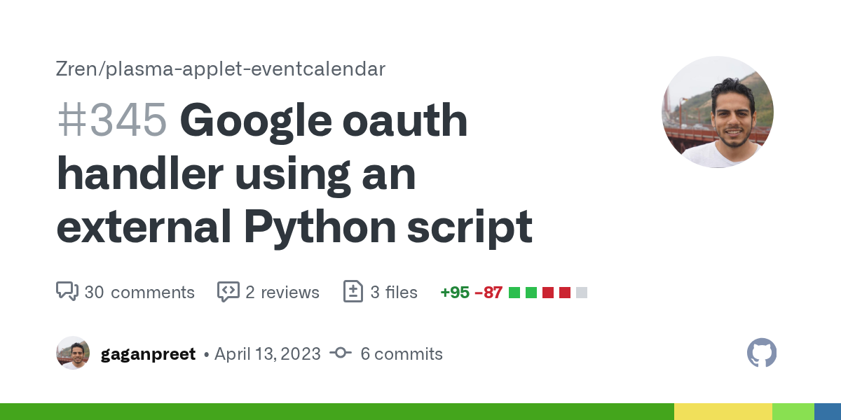 Google oauth handler using an external Python script by gaganpreet ...