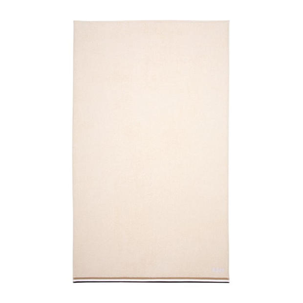 Boss Home: Boss Home Boss Iconic Stripe Organic Cotton - Beige