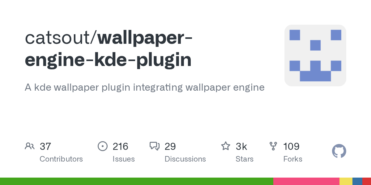 GitHub - catsout/wallpaper-engine-kde-plugin: A kde wallpaper plugi...