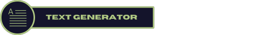 AI Text generator