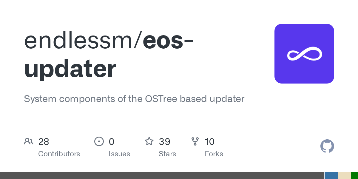 GitHub - endlessm/eos-updater: System components of the OSTree base...