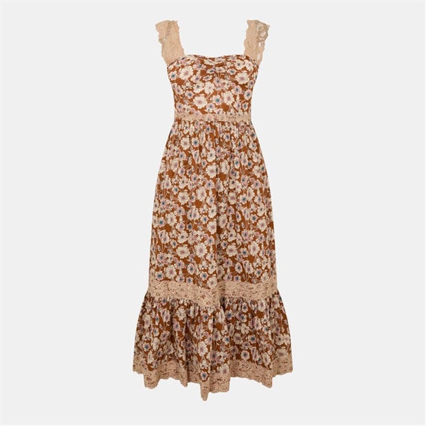 GUCCI: GUCCI Women's Print Cotton Maxi Dress