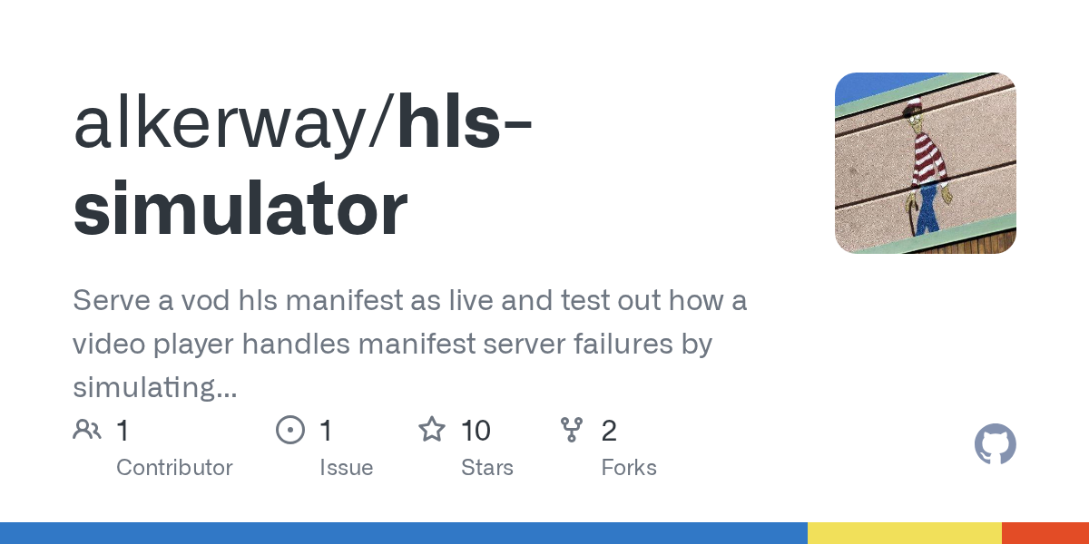 GitHub - alkerway/hls-simulator: Serve a vod hls manifest as live a...