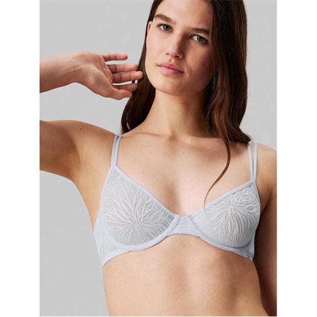 Calvin Klein: Calvin Klein Marquisette Unlined Demi Bra