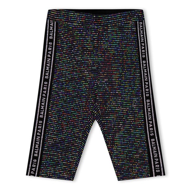 BALMAIN: BALMAIN Kids' Logo Fleece Jogger Shorts