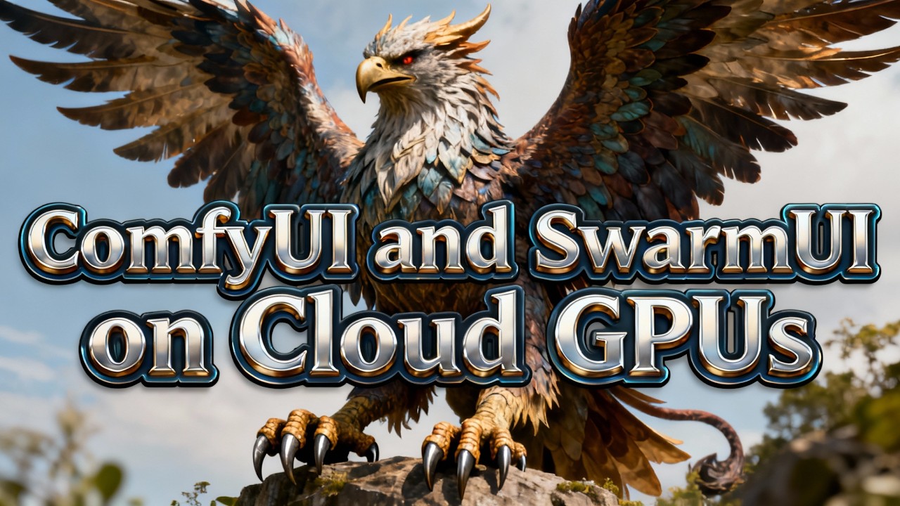 Generate AI Art 10x Faster! The Ultimate SwarmUI + ComfyUI Cloud GP...