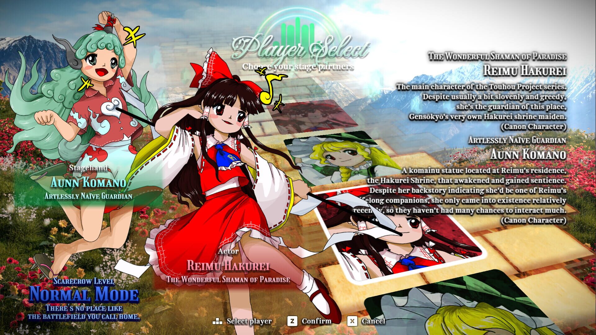 Touhou Sousenkyou: Land of Oracular Zeitgeist screenshot 2