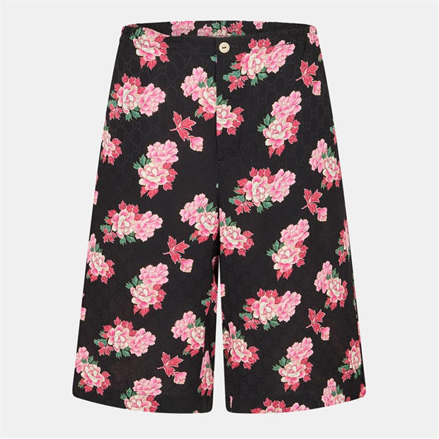 GUCCI: GUCCI Men's Jacquard Woven Tracksuit Shorts