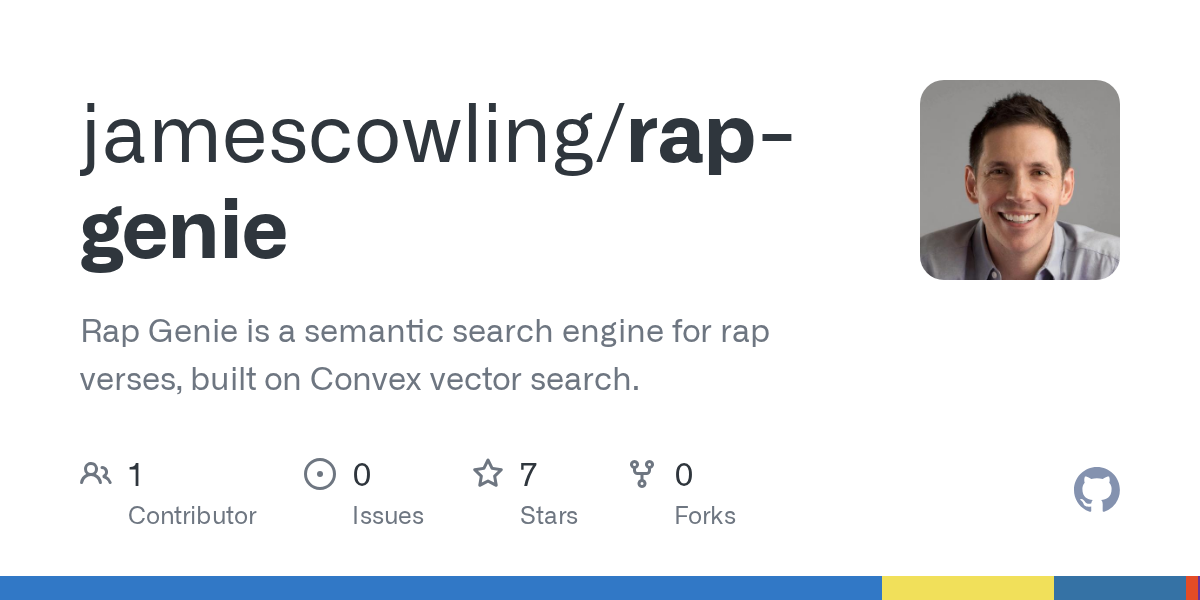 GitHub - JamesCowling/rap-genie: Rap Genie is a semantic search eng...