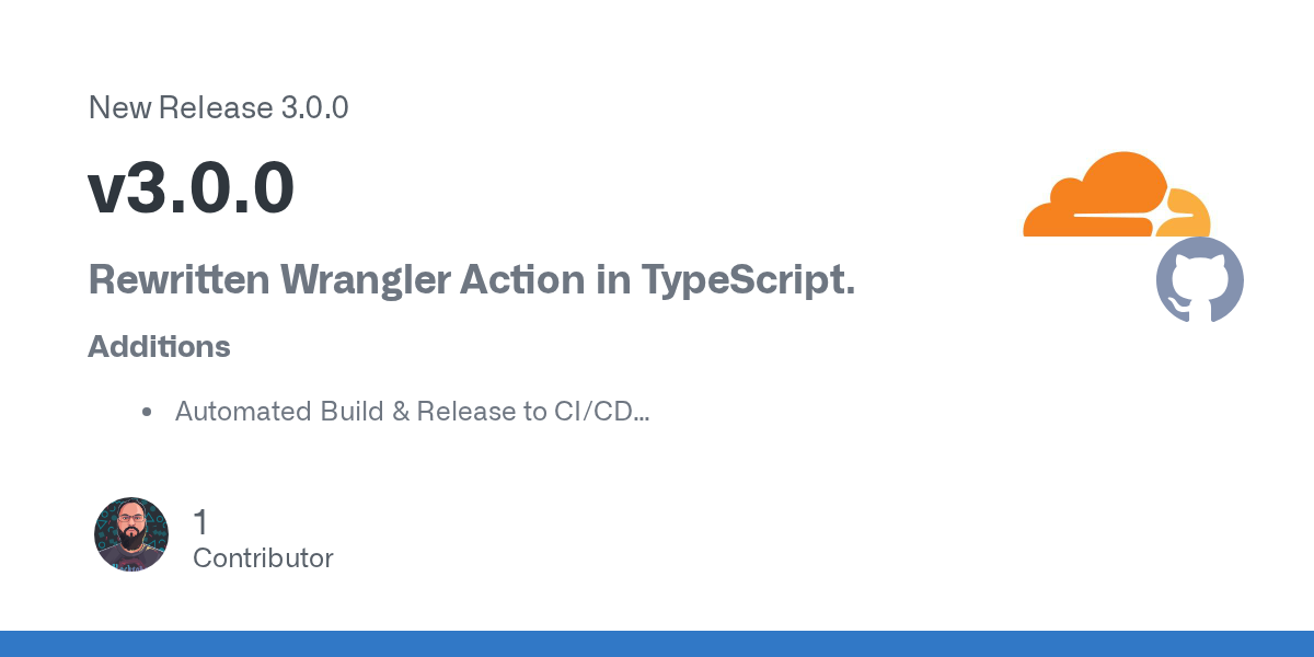 Release v3.0.0 · cloudflare/wrangler-action
