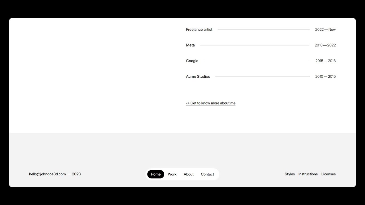 fixed footer scroll reveal (in Webflow)