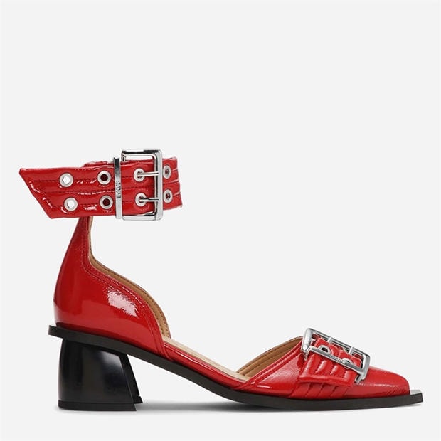 GANNI: GANNI Women's Block Heel Court Shoes