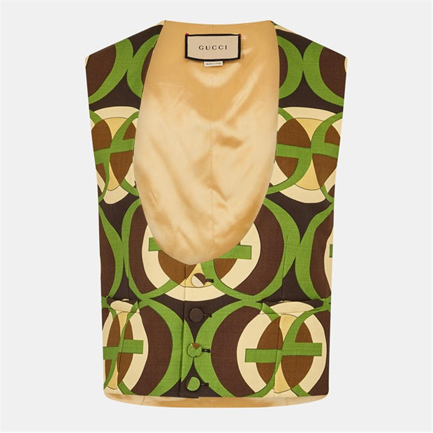 GUCCI: GUCCI Men's Pattern Waistcoat