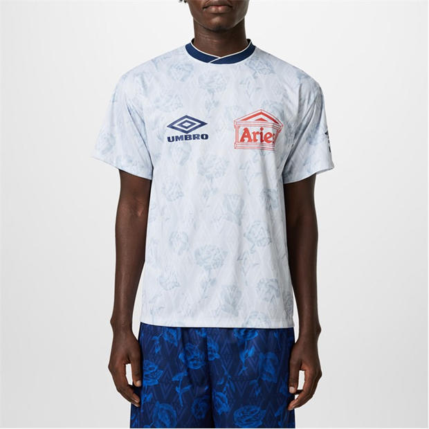ARIES: ARIES X Umbro Roses Short Sleeve Football Shirt