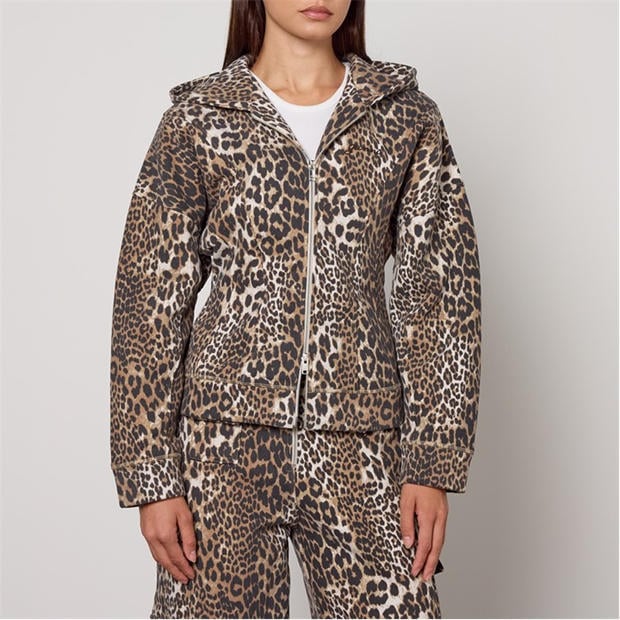 GANNI: GANNI Women's Fleece Zip Hoodie