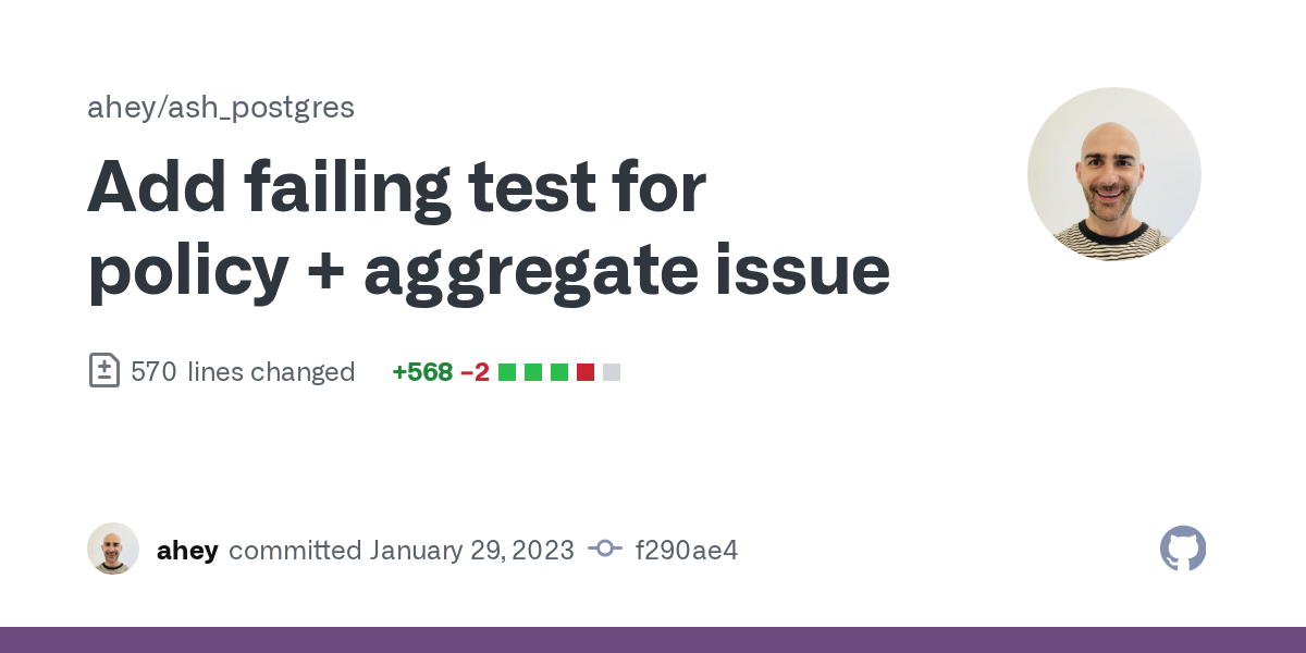 Add failing test for policy + aggregate issue · ahey/ash_postgres@f...