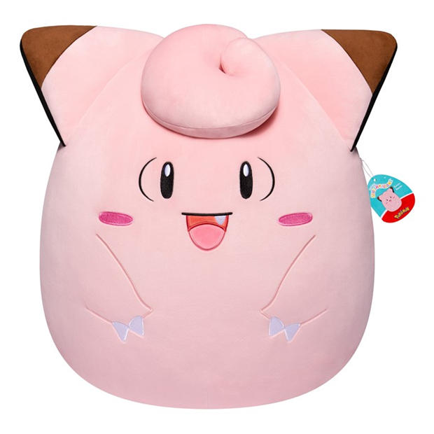 GAME: GAME Original Squishmallows Pokémon 14-Inch Clefairy Plush