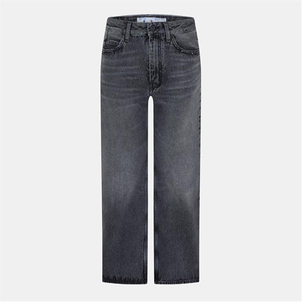 Off White: Off White Women's Straight Fit Denim Jeans