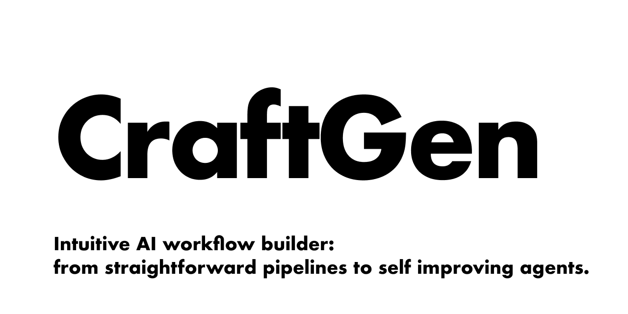 GitHub - craftgen/craftgen: Integrating AI into every workflow with...