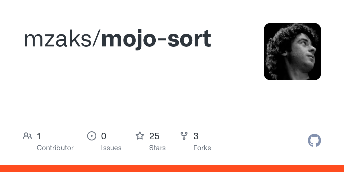 GitHub - mzaks/mojo-sort