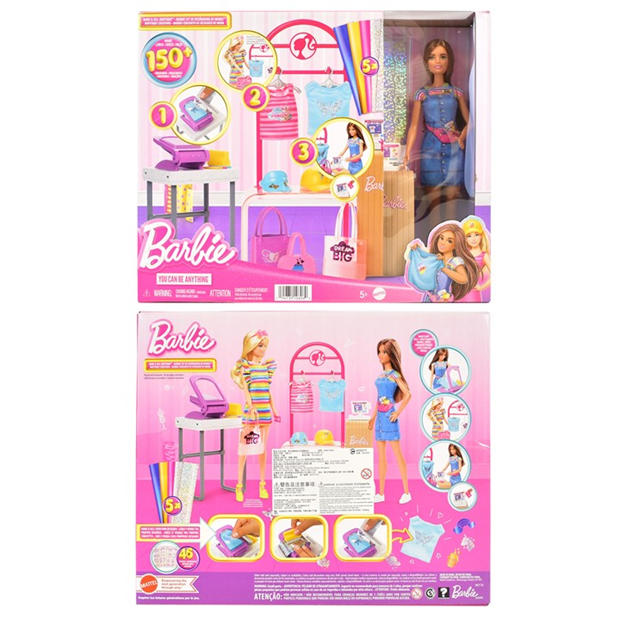 Mattel: Mattel Kids' Barbie Make & Sell Boutique Playset Doll Set