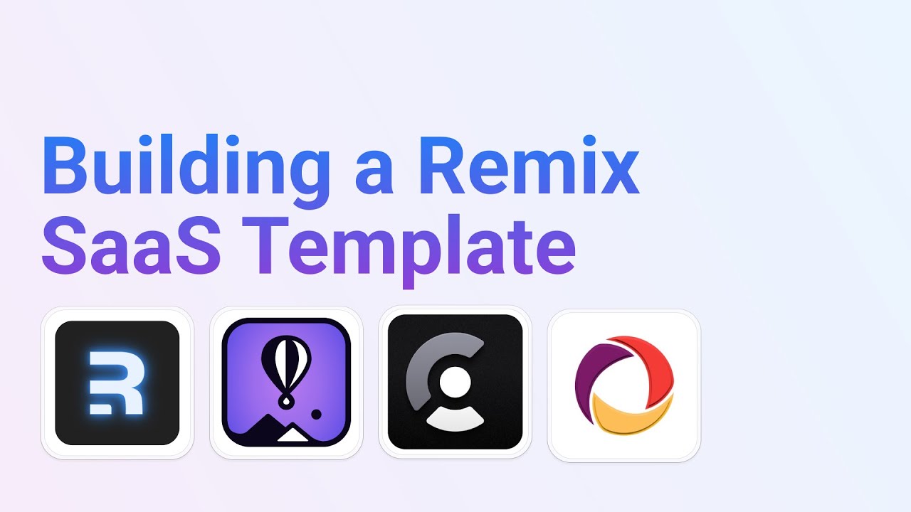 Building a Remix SaaS starter template