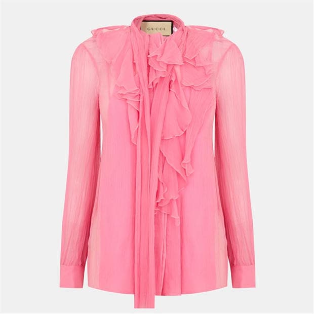 GUCCI: GUCCI Women's Short Sleeve Plain Shirt