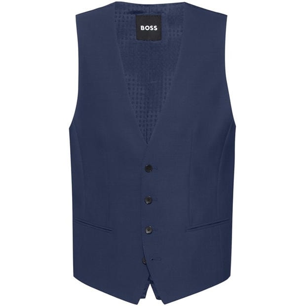 Boss: Boss Men's HBB Jasper Slim-fit Waistcoat