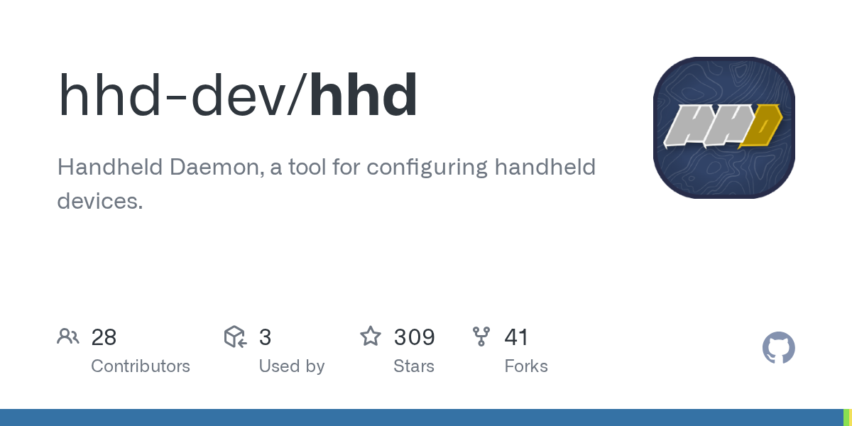 GitHub - hhd-dev/hhd: Handheld Daemon, a tool for configuring handh...
