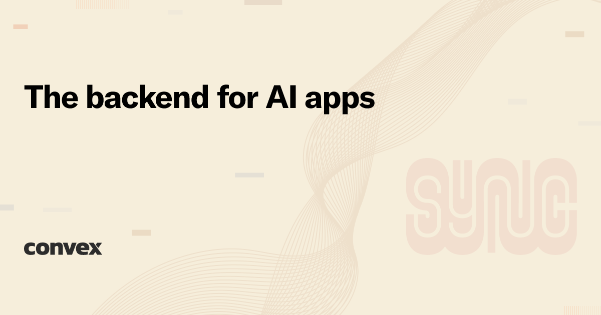 Convex | The reactive database for app developers
