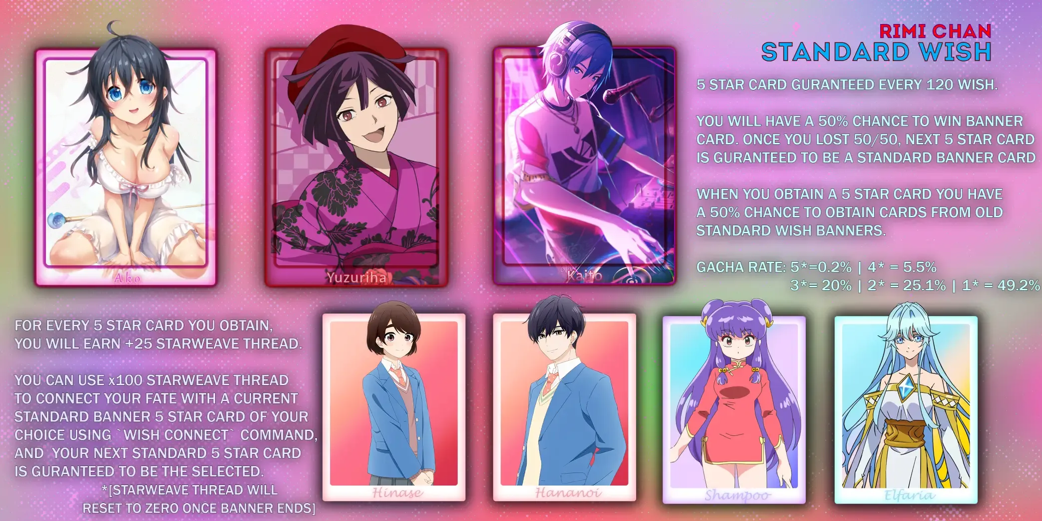 Standard Wish Banner