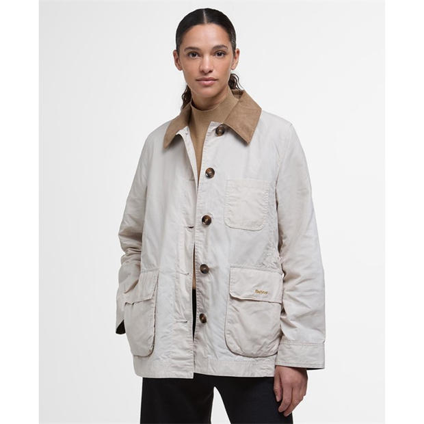 Barbour: Barbour Women's Averie Cotton Long Sleeve Rain Anorak