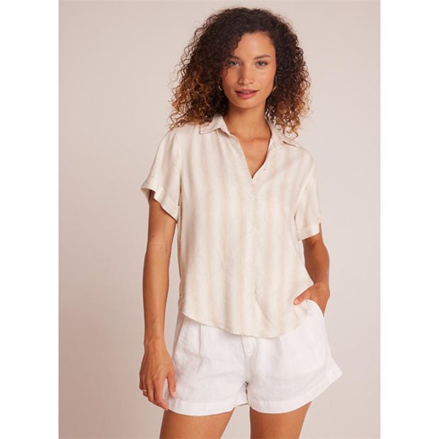 Bella Dahl: Bella Dahl Women's Short-Sleeve Plain Shirt