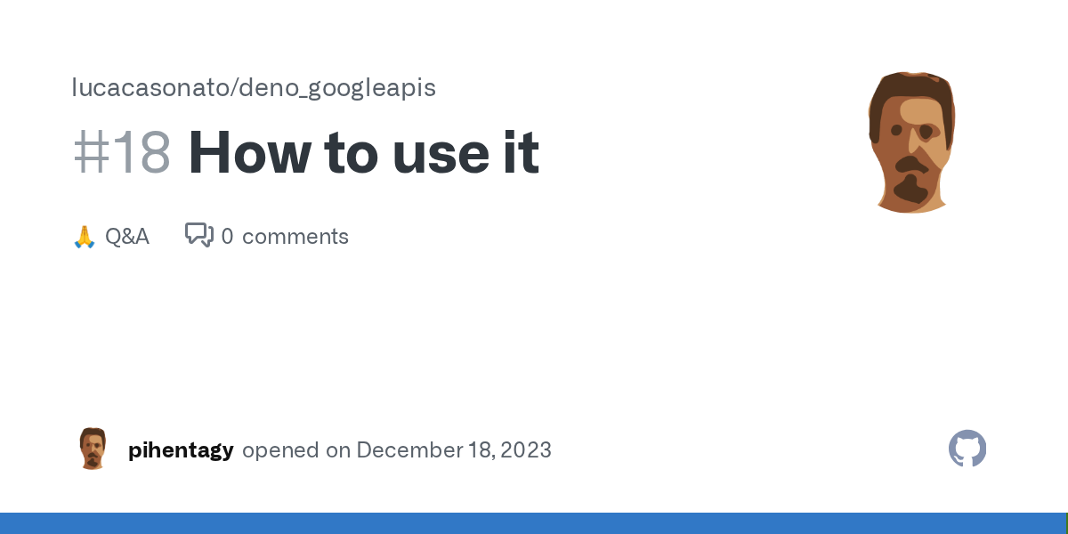How to use it · lucacasonato deno_googleapis · Discussion #18