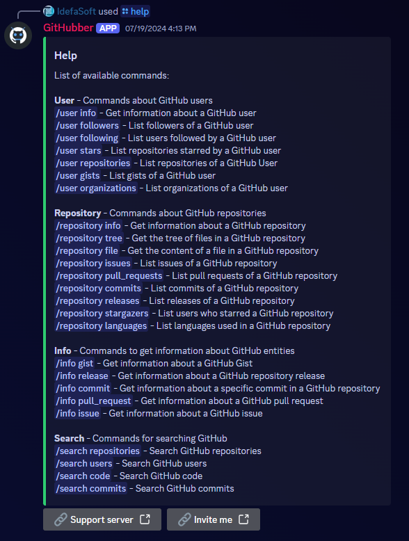 GitHubber | Discord App Directory