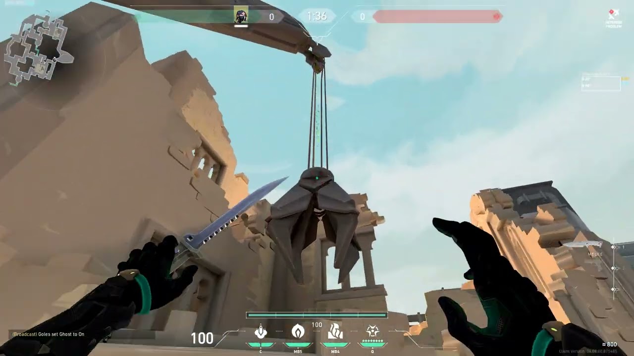 Viper Bind line up from A tower to B site