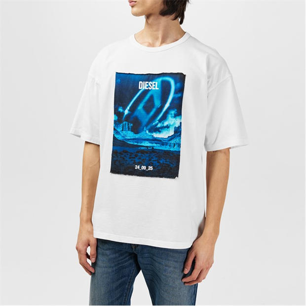 Diesel: Diesel Graphic Print T-Shirt