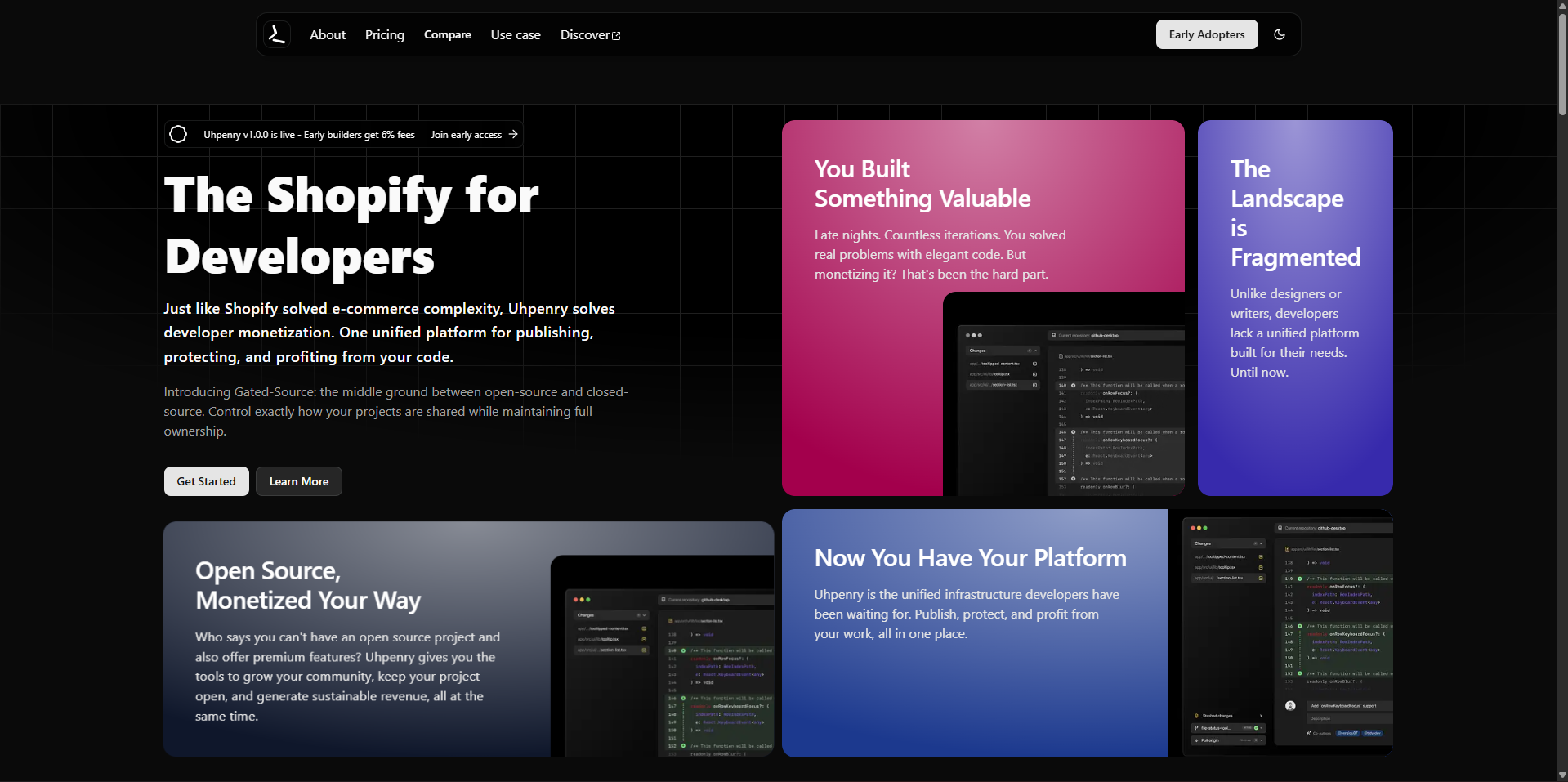Uhpenry: Shopify For Developers | Vibe Apps