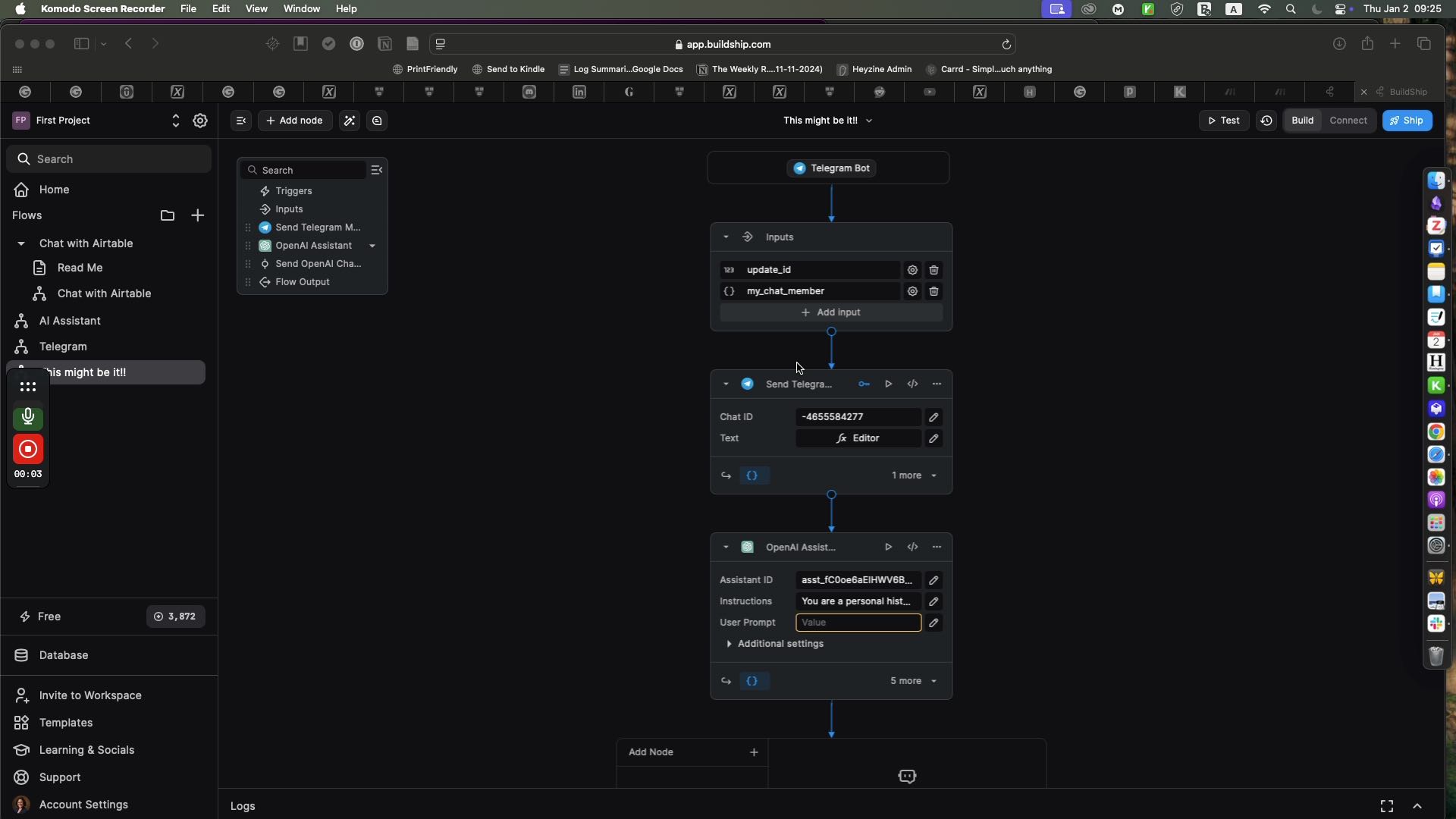 Troubleshooting Telegram Bot Functionality