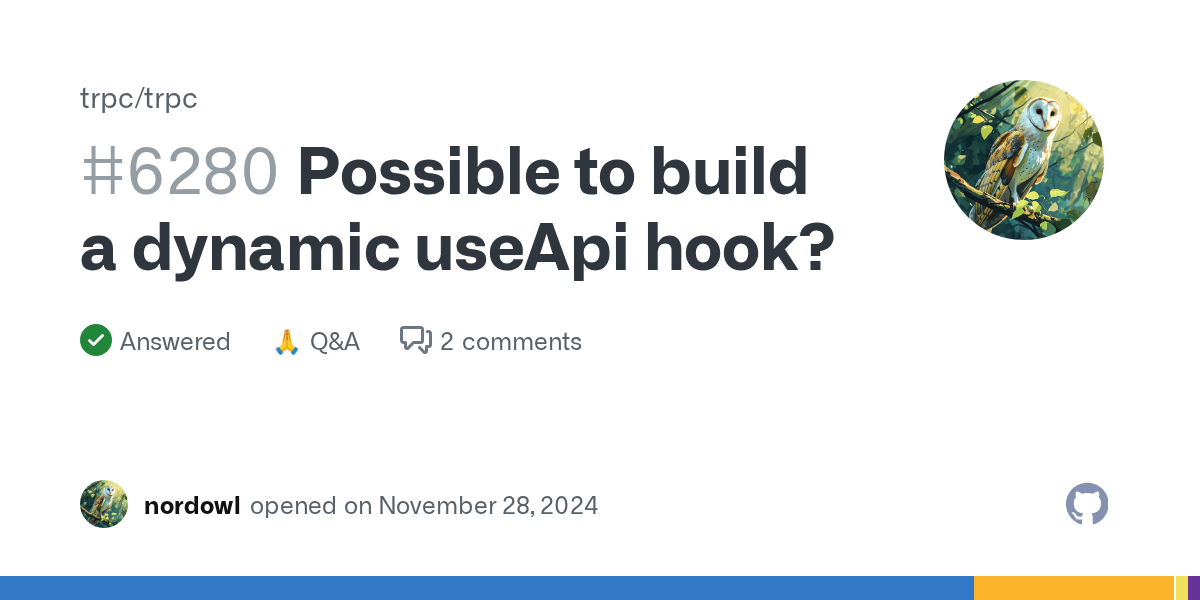 Possible to build a dynamic useApi hook? · trpc trpc · Discussion #...