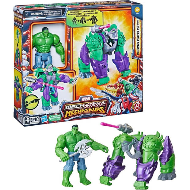 Marvel: Marvel Mech Strike Mechasaurs Hulk Action Figure