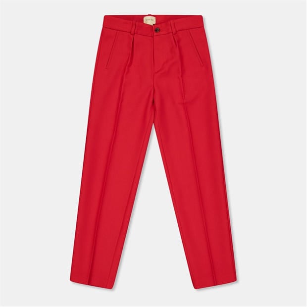 GUCCI: GUCCI Kids' Italian Fabric Straight Leg Trousers