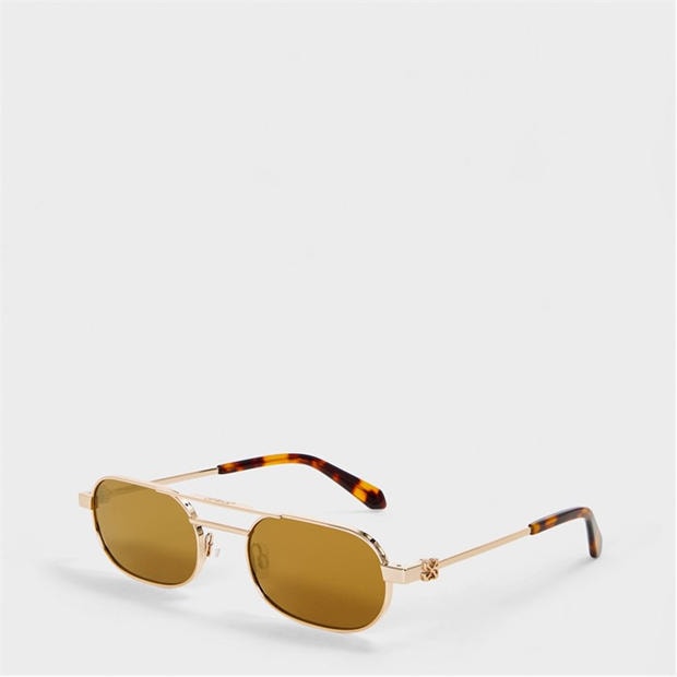 OFF WHITE: OFF WHITE Vaiden Tinted Rectangle Sunglasses