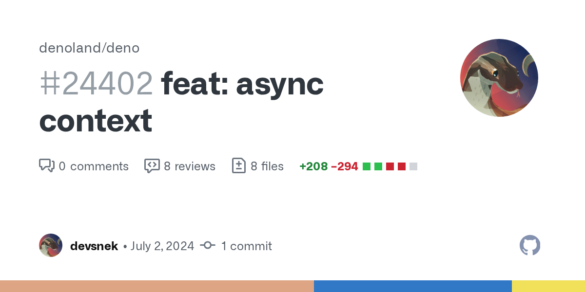 feat: async context by devsnek · Pull Request #24402 · denoland/deno
